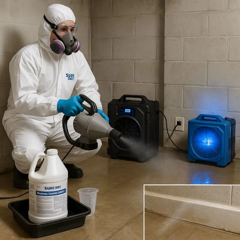 Sanitization and Odor Removal process in Ladera, CA